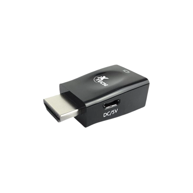 ADAPTADOR XTC-361HDMI MACHO A VGA HEMBRA 1920X1080 XTECH-1