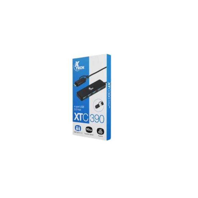 Hub Xtech 4 Puertos USB 30 XTC-390-1