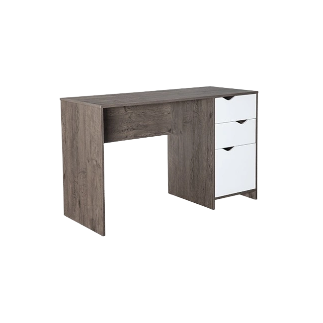 Escritorio Xtech XTF-CD208 Para Computadora de un Nivel con Gavetas y Gabinete con Puerta Color Cafe-1