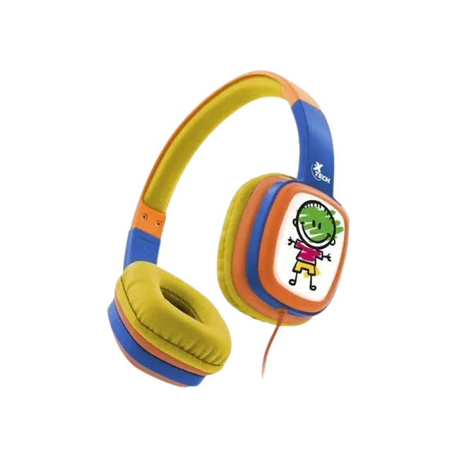 AUDIFONOS XTH-350 SOUNDART KID COLOR AMARILLO XTECH-2