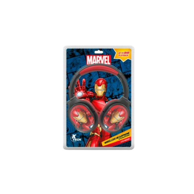 Headset Xtech XTH-M660IM Marvel Iron Man Con Microfrono Omnidireccional Inalambrico-3