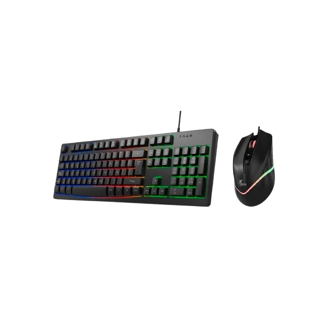 Combo Gaming Teclado y Mouse Pad Xtech XTK-535S Hasha Español-2