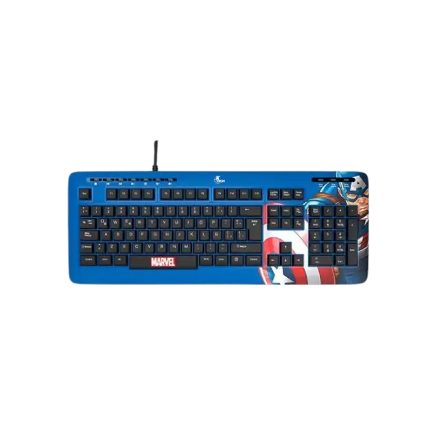 Teclado Xtech XTK-M401CA Marvel Captain America USB Español