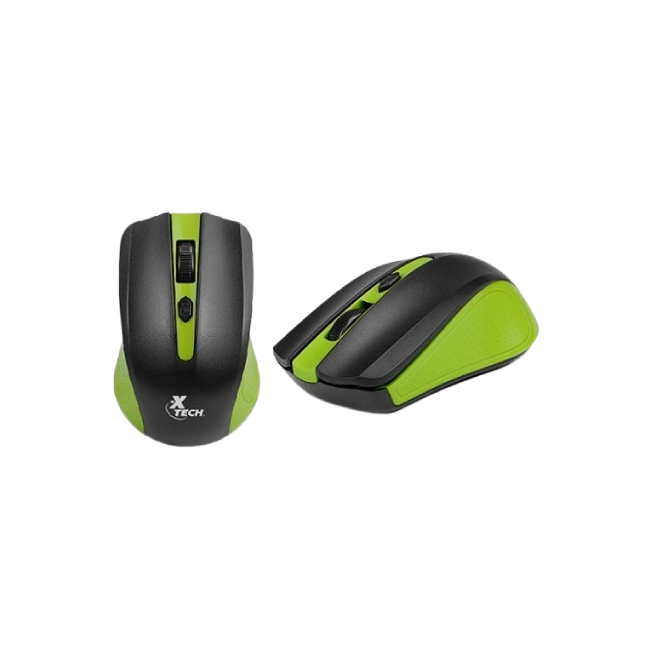 Mouse Xtech XTM-310GN Inalambrico 2.4 GHz 4 Botones 1600DPI Color Verde-2