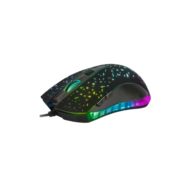 MOUSE GAMING XTM-410 6 BOTONES USB 2400DPI NEGRO XTECH-1