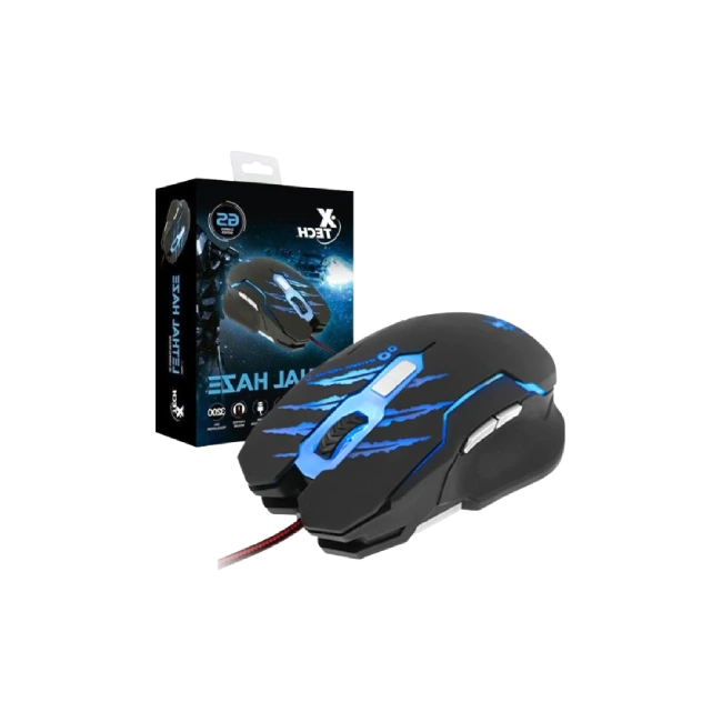 Mouse Xtech XTM-910 Swarm HoneyComb 6 Botones Cableado USB 1000/1600/3200/6400 DPI