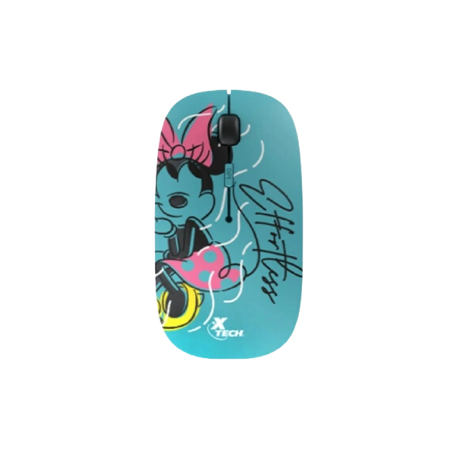 Mouse Xtech XTM-D340MM Inalambrico Minnie Mouse 1600dpi 2.4 GHz Color Aqua