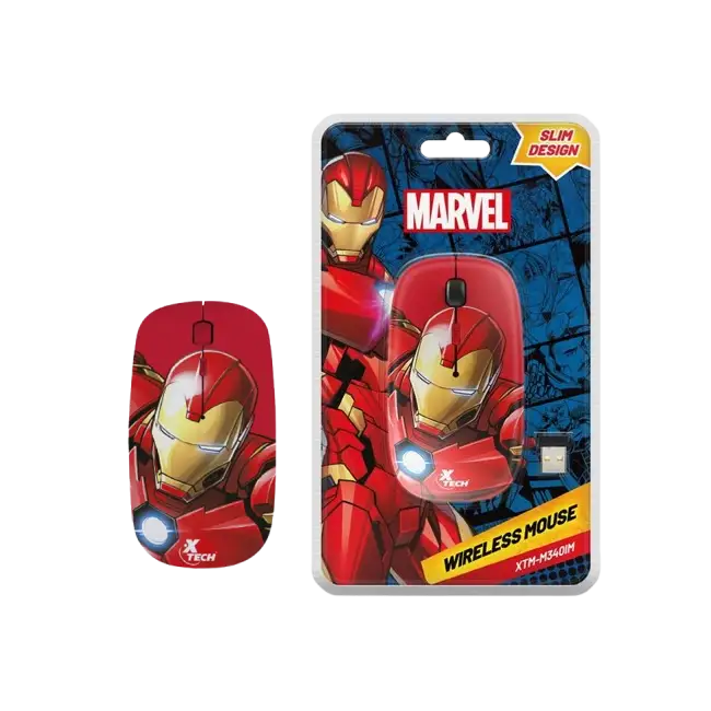 Mouse Xtech XTM-M340IM Marvel Iron Man Inalambrico 1600DP 2.4 GHz-1