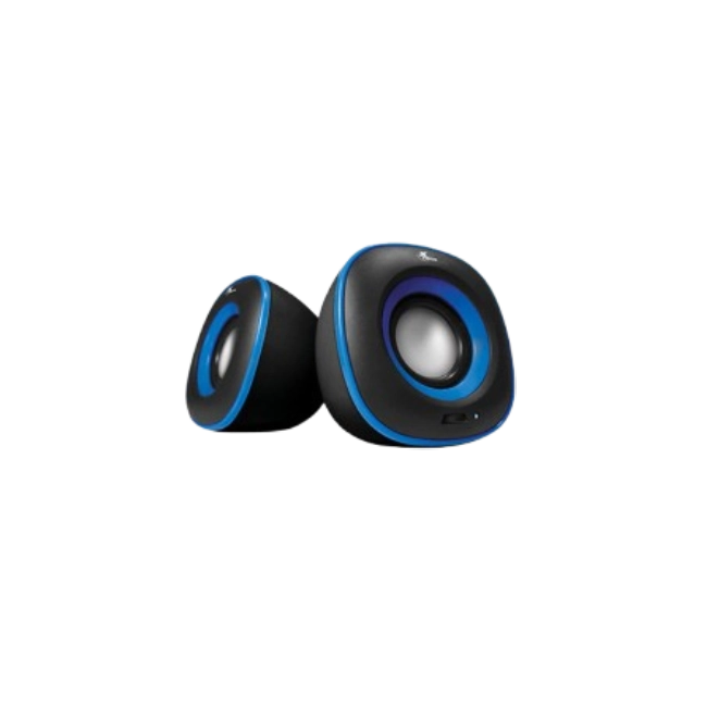 BOCINA XTECH XTS-115BL 2.0 6W USB 3.5MM COLOR AZUL-1