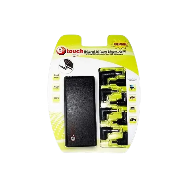 Cargador Universal Para Laptop eTouch YT-90W-ZD 90 Watts 8 Puntas-2
