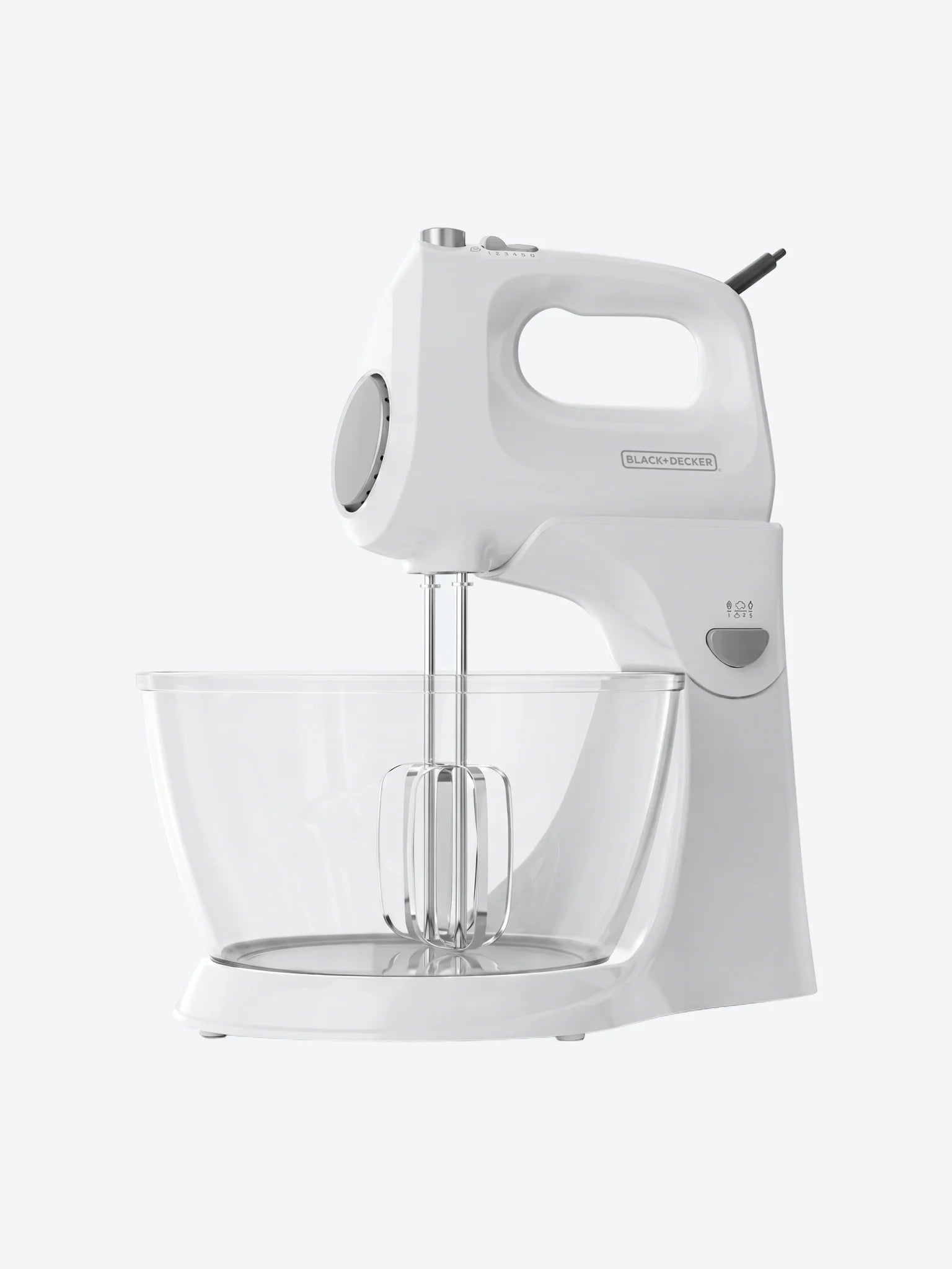 Batidora Manual Black+Decker MX9125-0WDLA 2 en 1 5 Velocidades + Turbo 250W Color Blanco