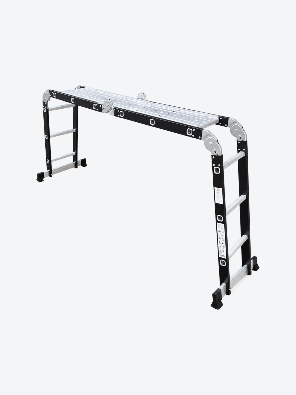 ESCALERA MULTIPOSICION ACERO, 3.37M, SOPORTA 150KG
