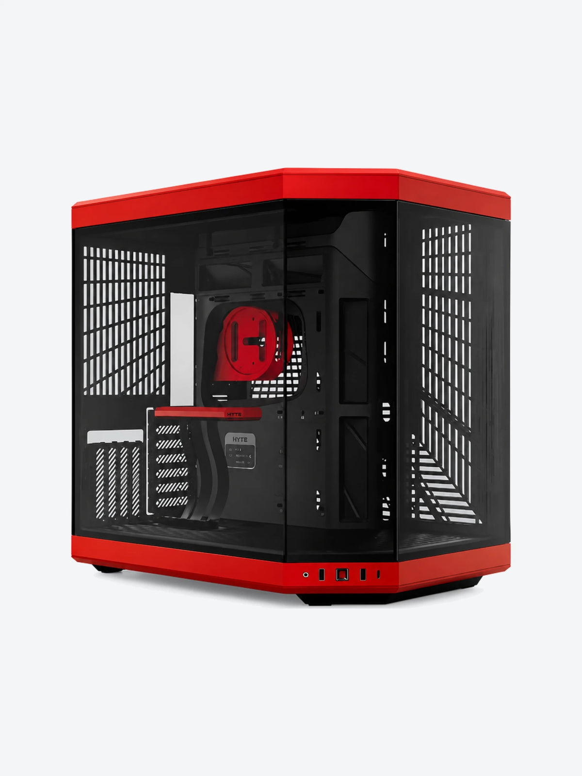 CASE GAMING HYTE Y70 MID TOWER SIN VENTILACIÓN INCLUIDA CON VIDRIO FRONTAL Y LATERAL CS-HYTE-Y70-BR-1