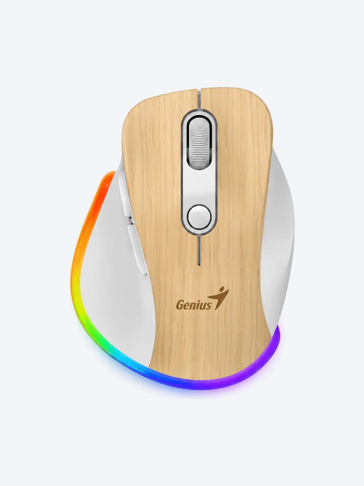 Mouse Genius RGB  ERGO 9000S PRO Inalambrico Bluetooth 2400 DPI 31030039407 Color Madera-1
