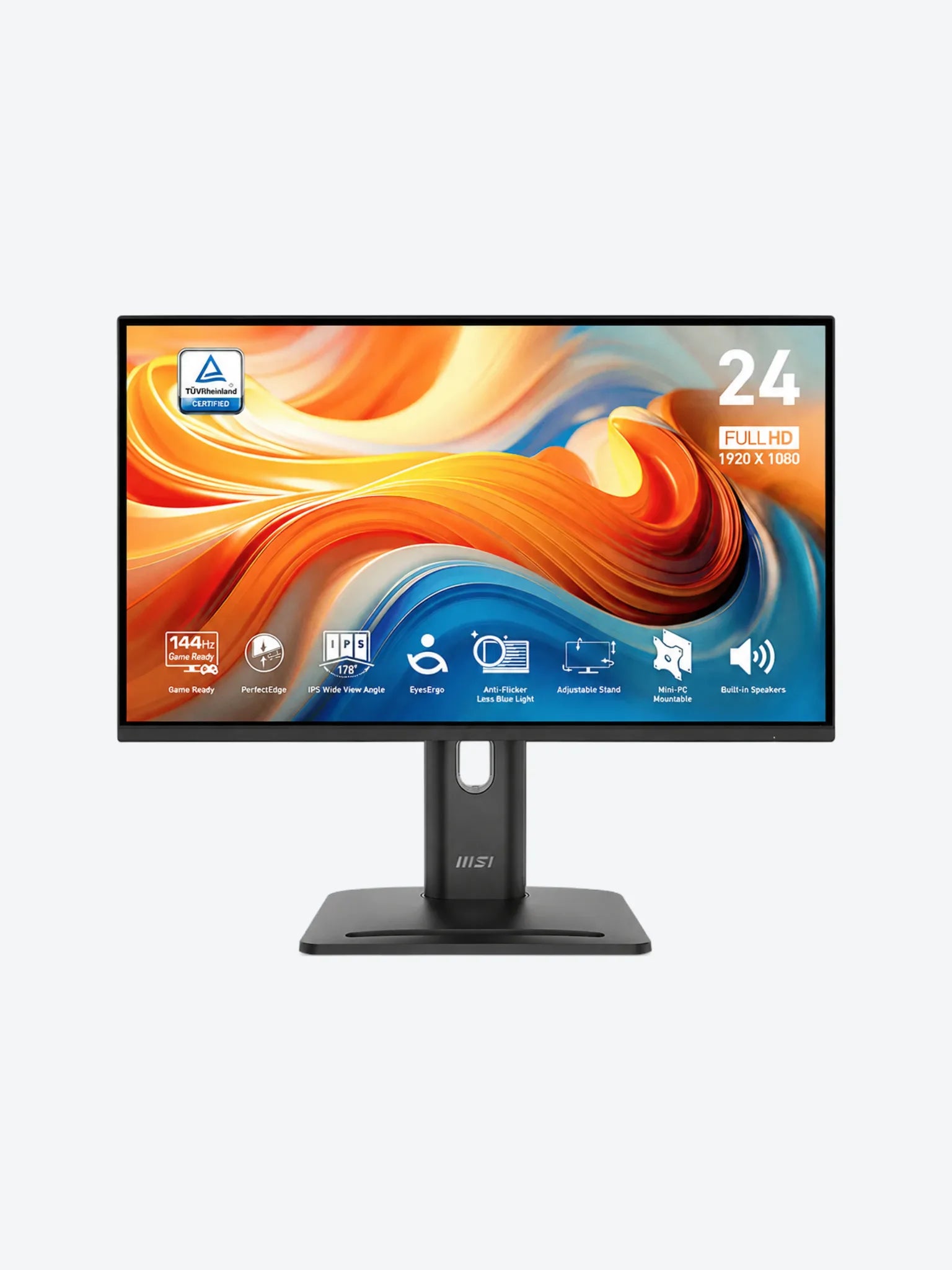 MONITOR MSI PRO MP245PG E14 24" PLANA 1080P 144HZ IPS FREESYNC HDMI / DISPLAYPORT / VGA 9S6-3PE39M-0
