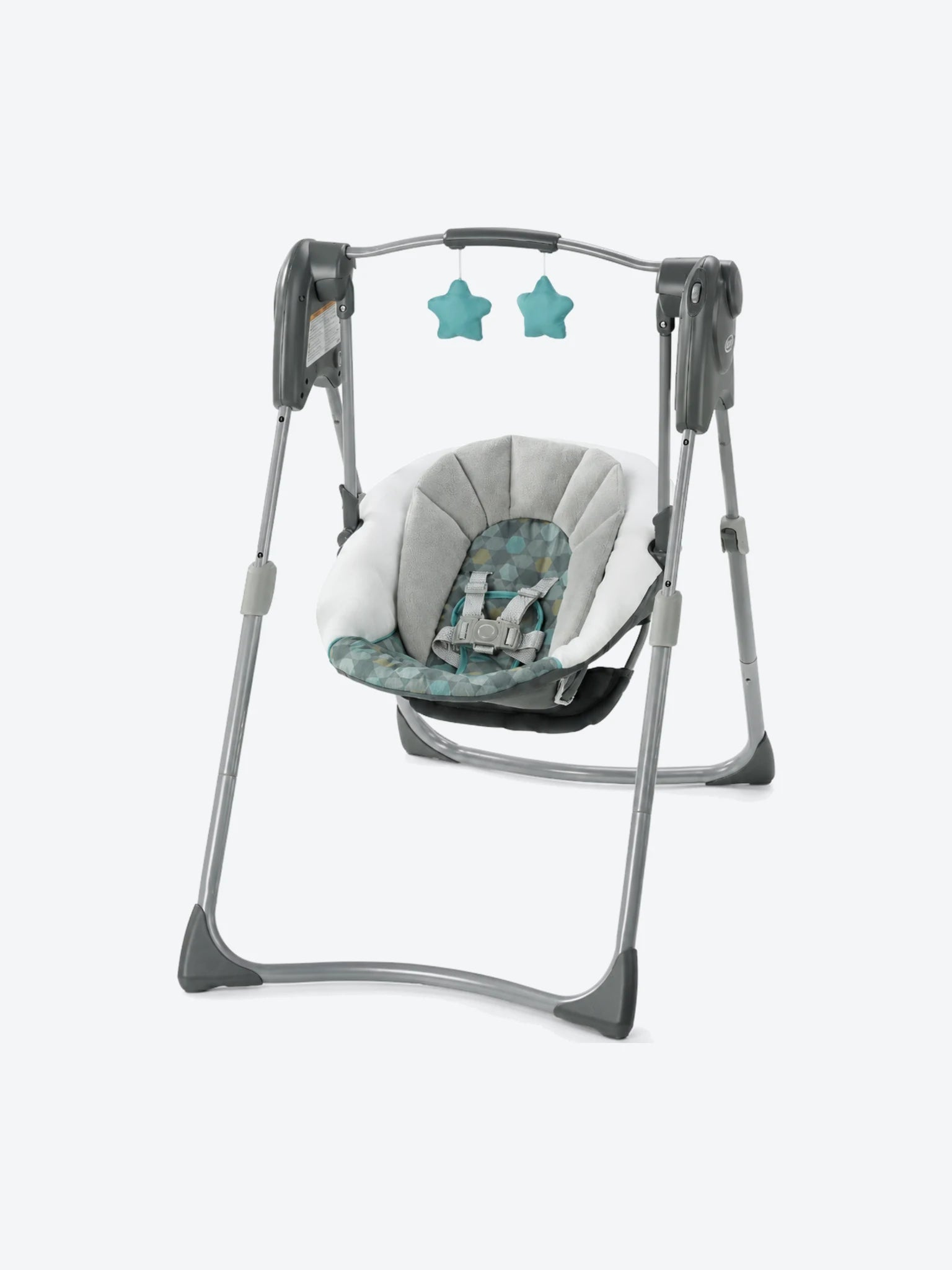 Graco Silla Mecedora tipo Columpio para Bebs / Slim Spaces Compact - Azul-1