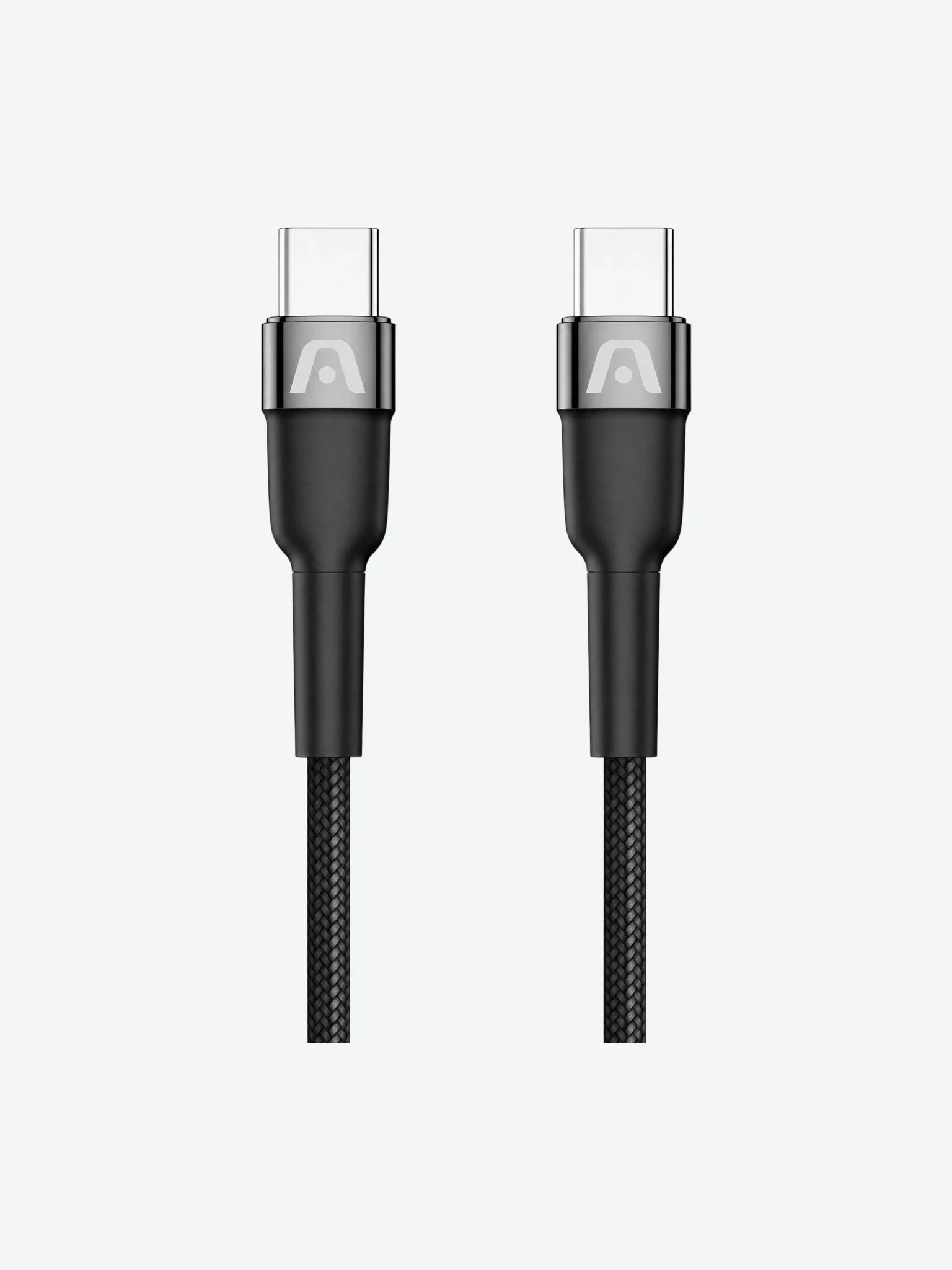 Cable Argom ARG-CB-0048BK Tipo C a Tipo C 65W Nylon Trenzado Dura Speed 3mts