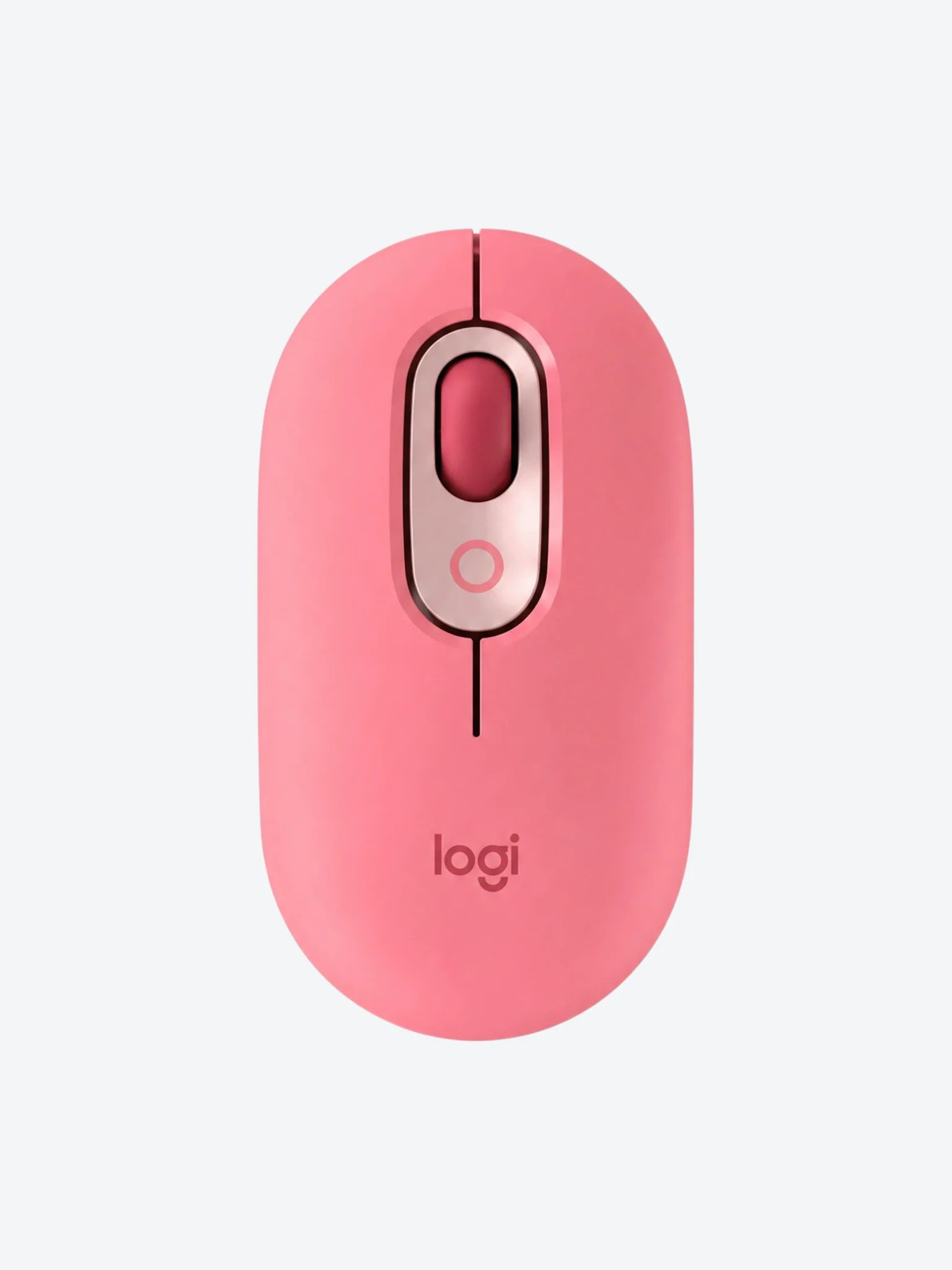Mouse Logitech Pop Con Emoji Personalizado 4 Botones Inalambrico Bluetooth Color Rosa-1