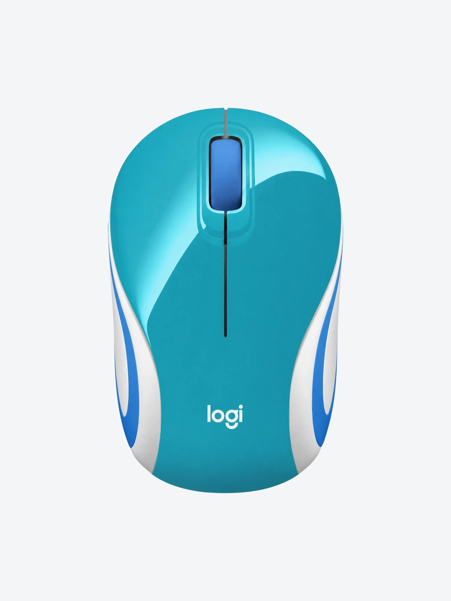 MOUSE M187 OPTICO 3 BOTONES INALAMBRICO COLOR BRIGHT TEAL LOGITECH-1
