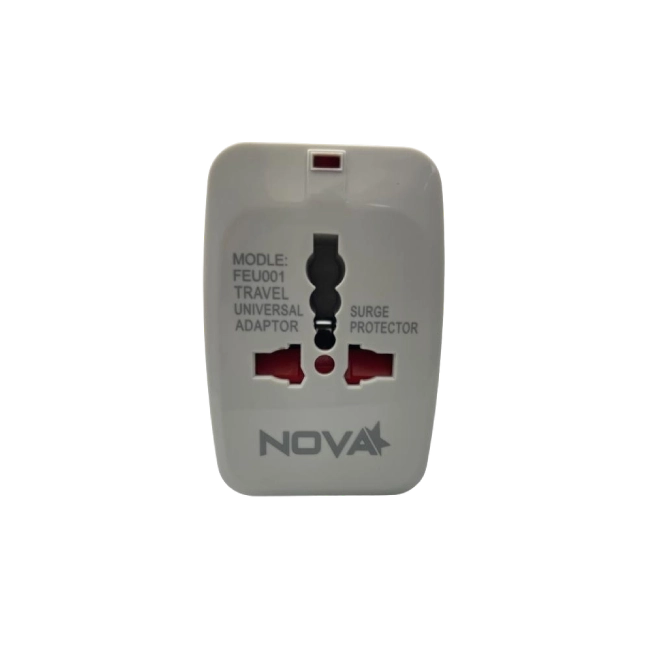 ADAPTADOR  UNIVERSAL  NOVA FEU001001C  PARA VIAJES-1