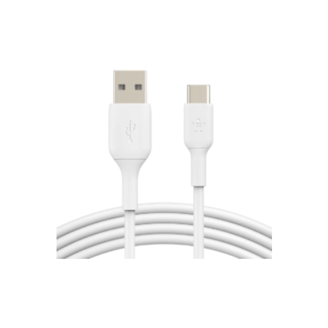 Belkin BoostCharge - Cable USB - 24 pin USB-C (M) a USB (M) - 2 m - blanco-2