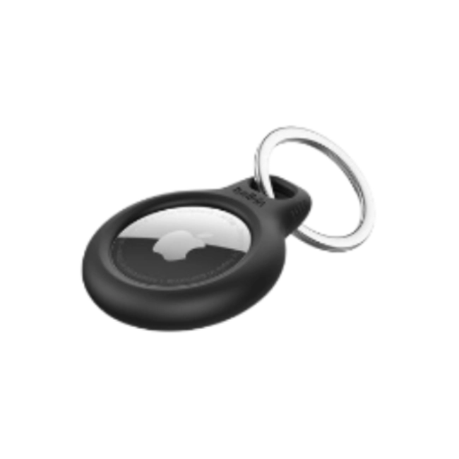 Belkin - Soporte de seguridad para etiqueta Bluetooth antipérdida - negro - para Apple AirTag