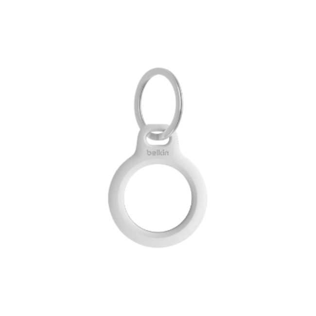 Belkin - Estuche para Airtag - blanco - para Apple AirTag-3