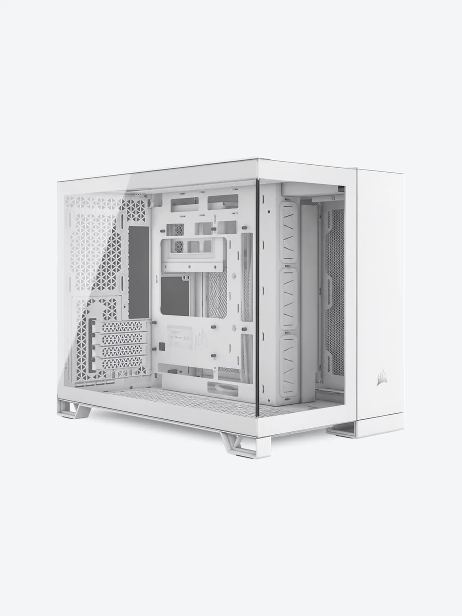 CORSAIR CASE 2500X TEMPERED WHITE-1
