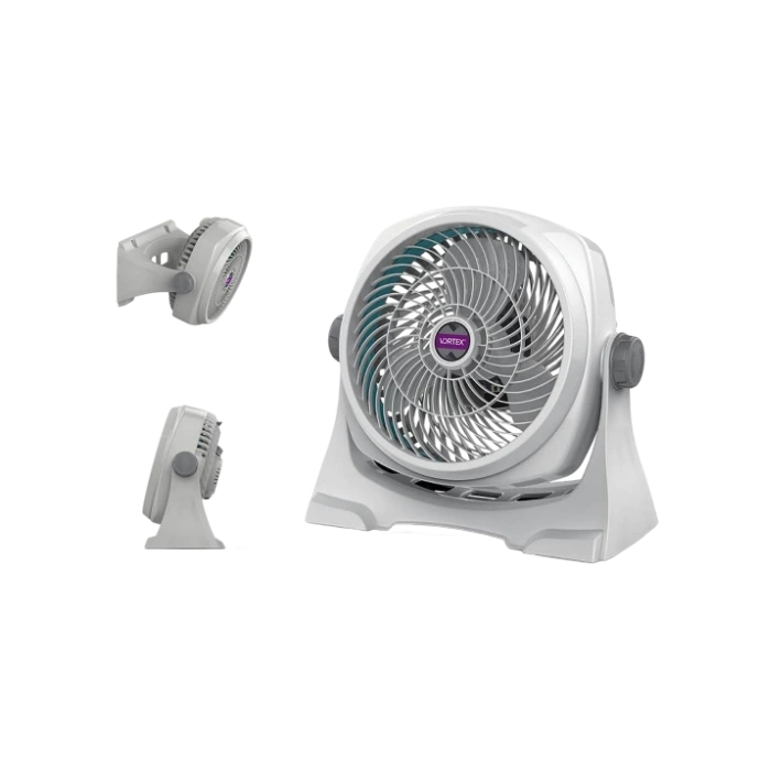 Ventilador de Aire Vortex AFV-1212 12" con  3 Velocidades y  Empotrable en Pared Color Blanco-8