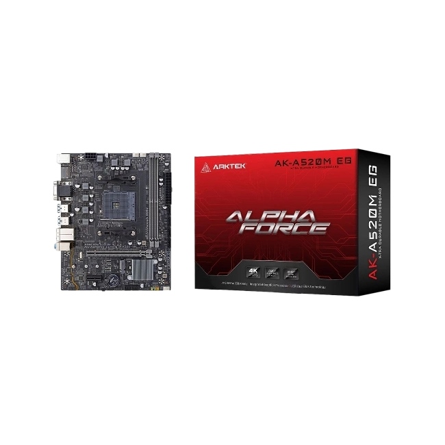 Tarjeta Madre Arktek AK-A520M EG VS  AM4 Micro ATX DDR4-3