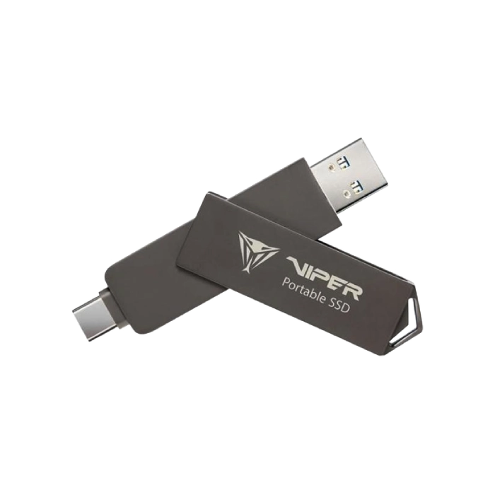 HD SOLIDO EXTERNO 512GB PATRIOT PVP30 DUO COMPACT USB 3.2 GEN 2 TIPO C/A 1000 MB/S LECTURA 1000 MB/S PVP30512G28UDG-1