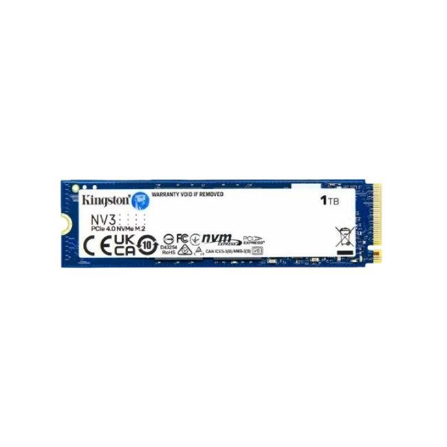 HD INTERNO SOLIDO 1TB PCIe 4.0 NVMe KINGSTON NV3 SNV3S/1000G-2