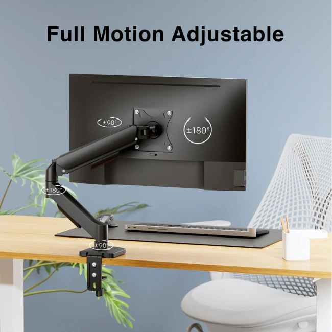SOPORTE ARGOM PARA MONITOR 17" A 32", RESORTE DE GAS Y ABRAZADERA-2