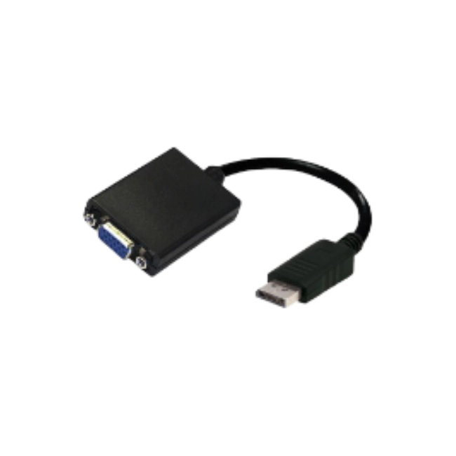 CABLE ADAPTER ARGOM DISPLAY PORT MALE TO VGA FEMALE 6"/15CM