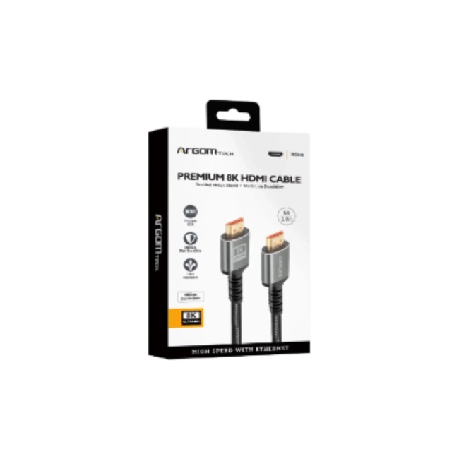 CABLE HDMI 8K ARGOM DE ULTRA ALTA VELOCIDAD PREMIUM CON ETHERNET 1.8M/6FT-2