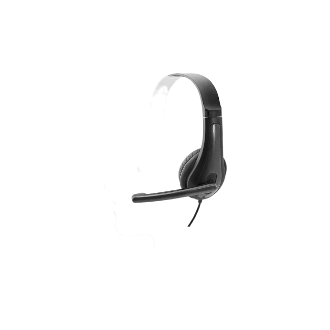 HEADSET W/MIC ARGOM STEREO METRO 77-2