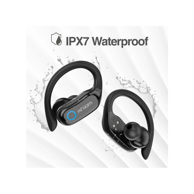 ARGOM SKEIPODS E95 - AUDIFONOS DEPORTIVOS BT CON ENC AI NEGRO-2