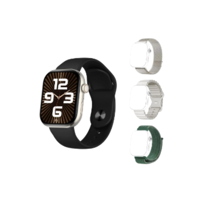 SKEIWATCH ARGOM S40 BEIGE - PANTALLA TFT 2.01", 4 CORREAS, IP67-3
