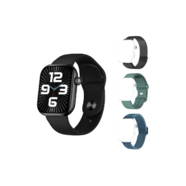 SKEIWATCH ARGOM S40 NEGRO - PANTALLA TFT 2.01", 4 CORREAS, IP67-3
