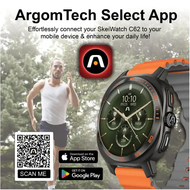 SKEIWATCH ARGOM C62 NEGRO - PANTALLA AMOLED 1.53", 2 CORREAS, RESISTENCIA 1ATM-10