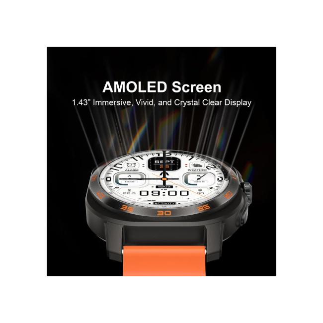 SKEIWATCH ARGOM C62 NEGRO - PANTALLA AMOLED 1.53", 2 CORREAS, RESISTENCIA 1ATM-12