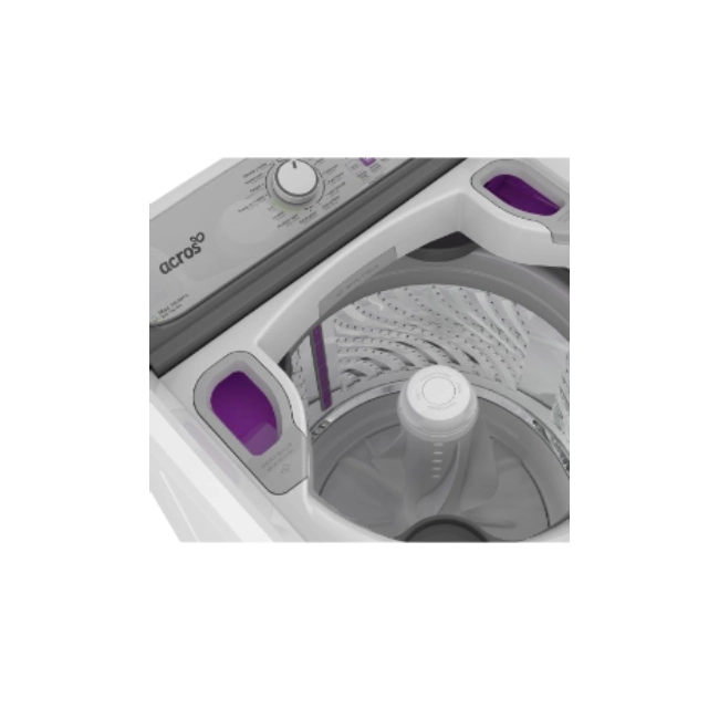 Lavadora Acros Carga Superior 16Kg Automatica Con Agitador Color Blanco-12