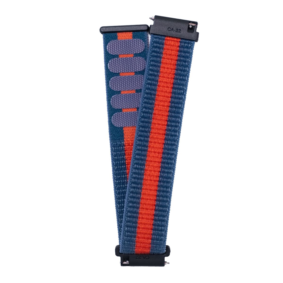 Pulsera T7 y T8 velcro azul naranja