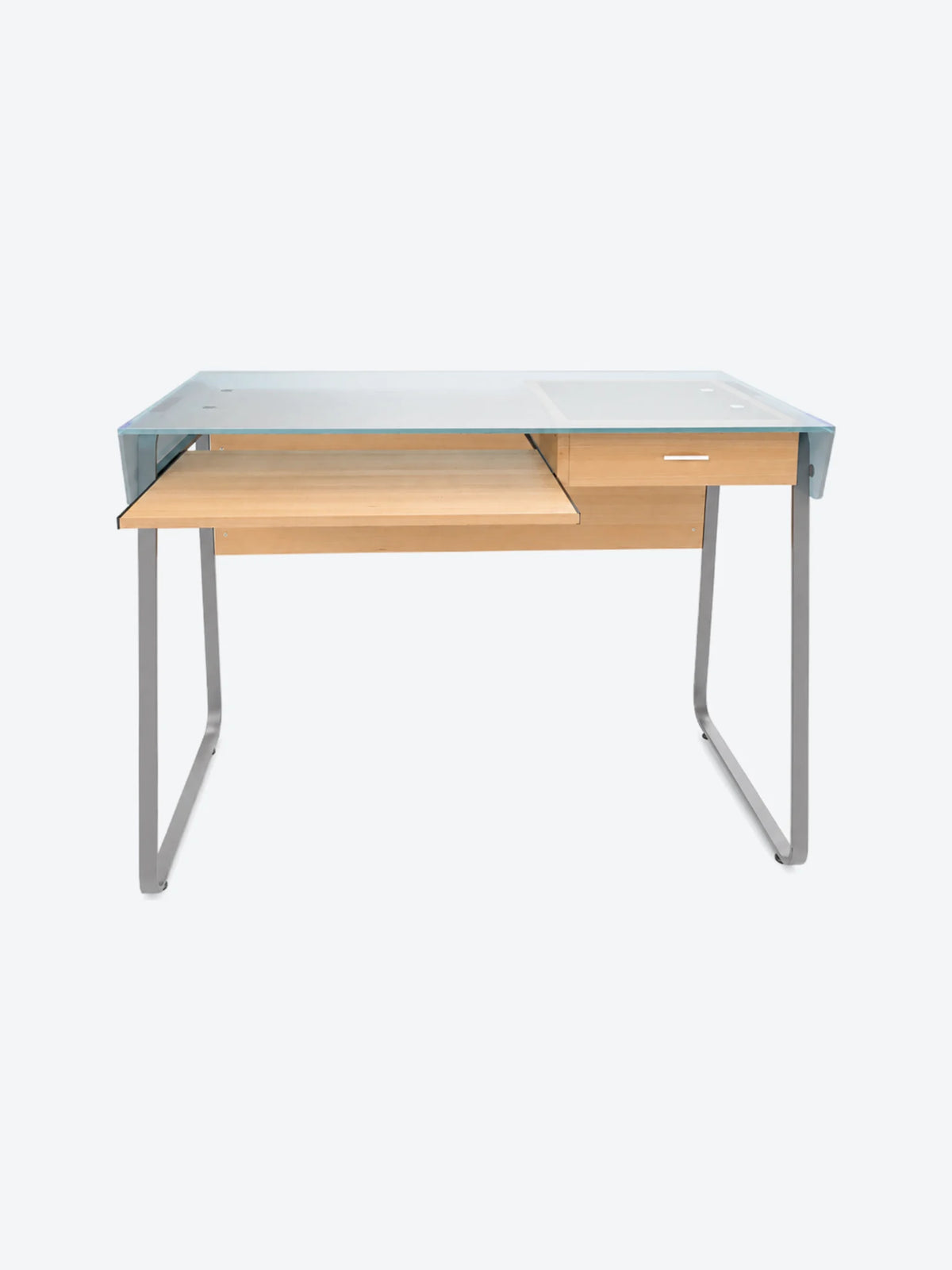 Xtech - Desk S Lvl XTF-CD197 - Escritorio para computadora con tope de vidrio  - Color: Sicomoro-1