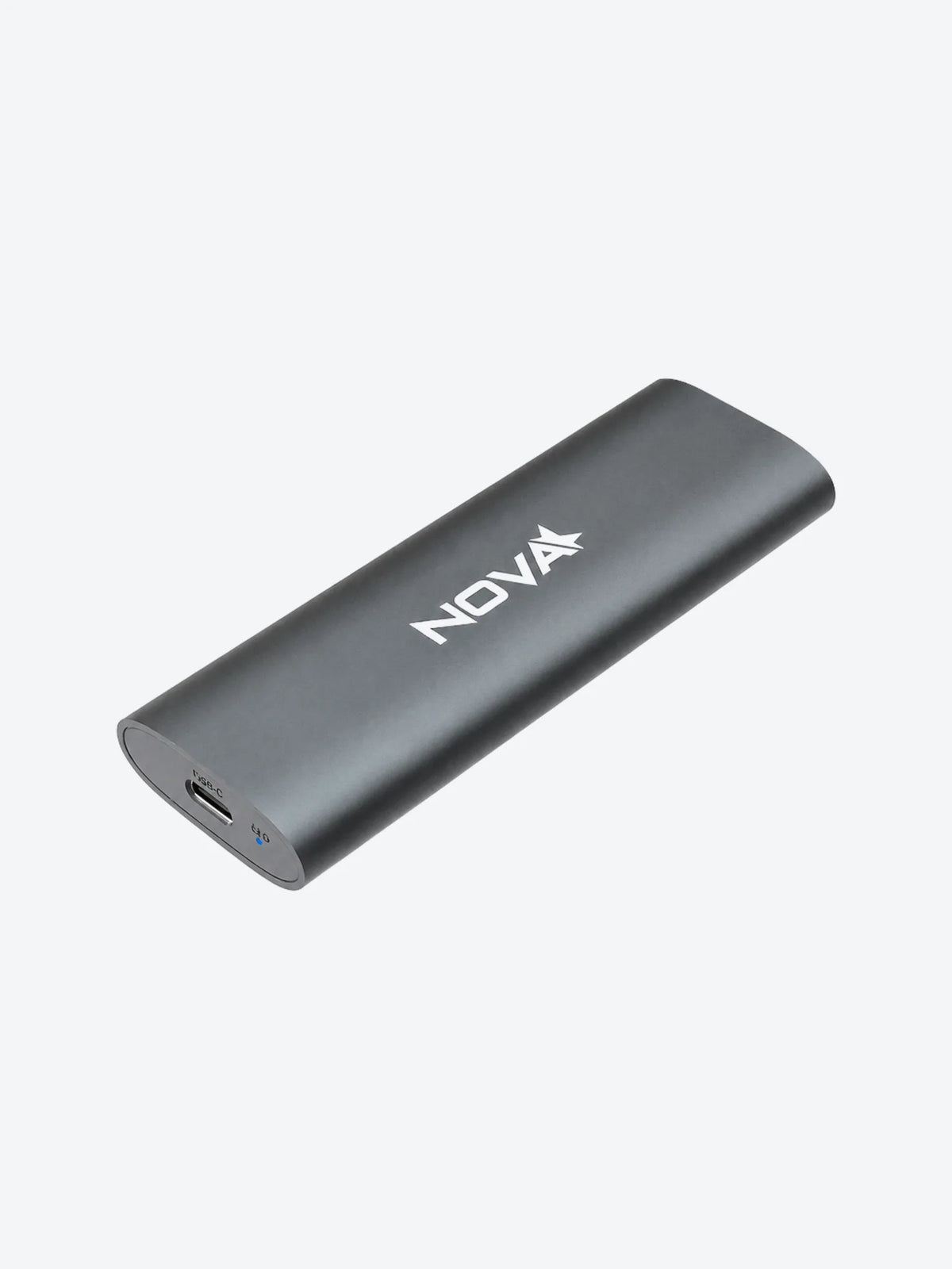 Encapsulador USB 3.2 GEN2 TIPO C NOVA AEK02041 M.2 NVMe (2230/2242/2260/2280) 5V Color Gris Oscuro
