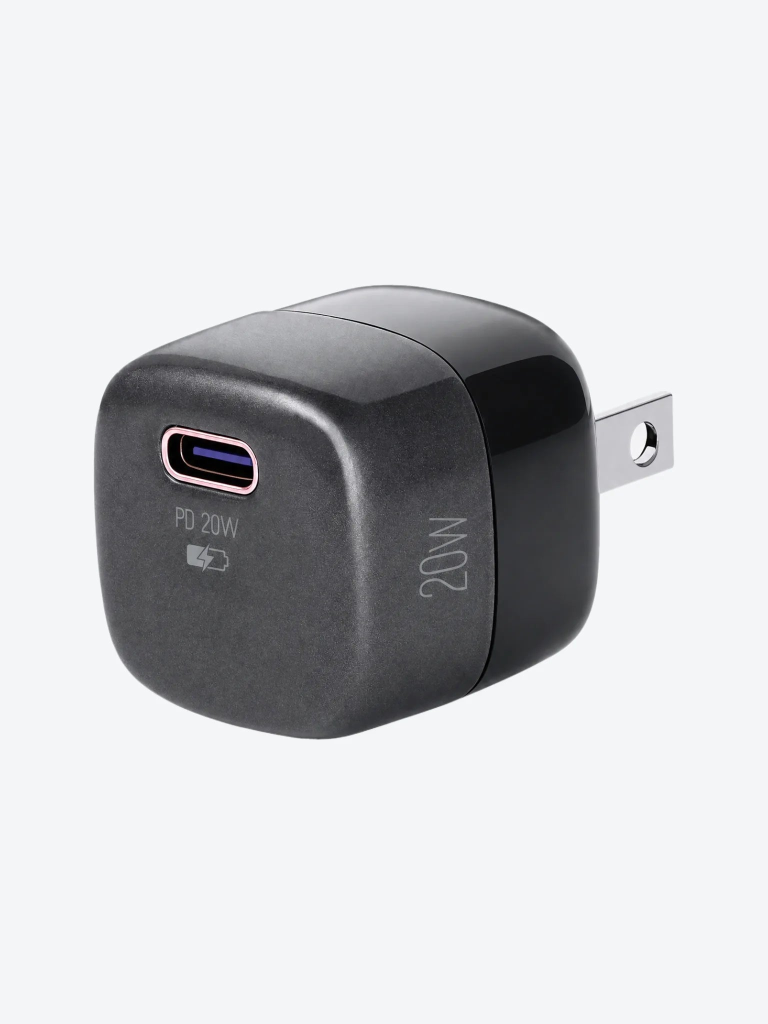 Cubo Cargador Argom ARG-AC-0120BK Volta P2 Nano 20W Carga Rapida Ultra Compacto Tipo C-1