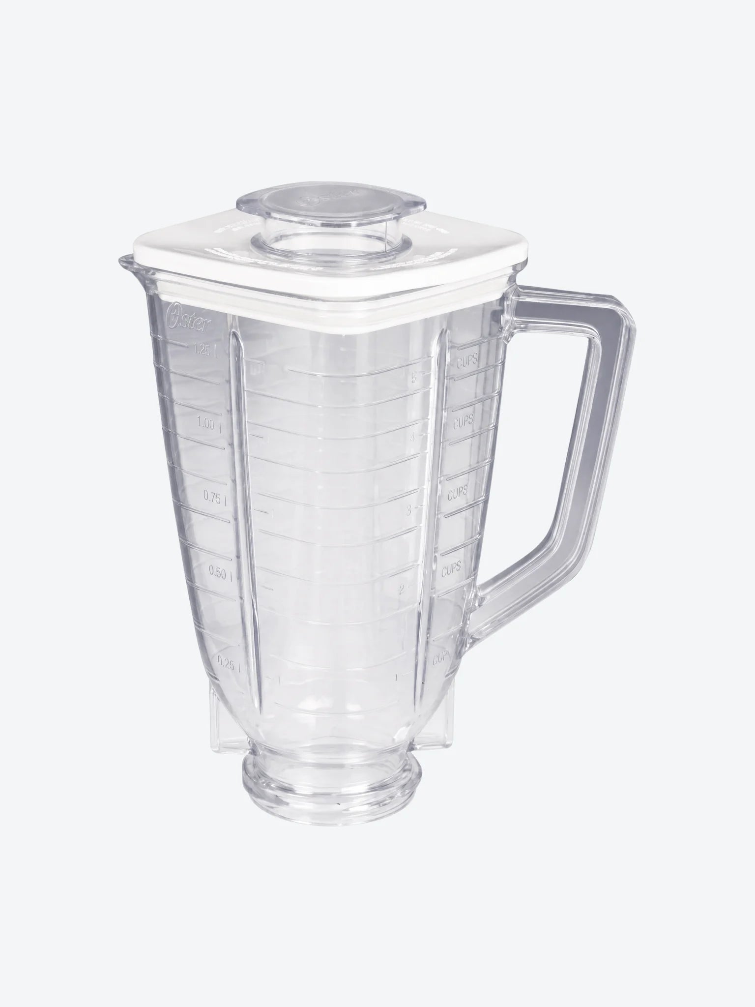 Vaso de Plastico para Licuadora Oster 4890-011-805 Con Tapa Blanca-1