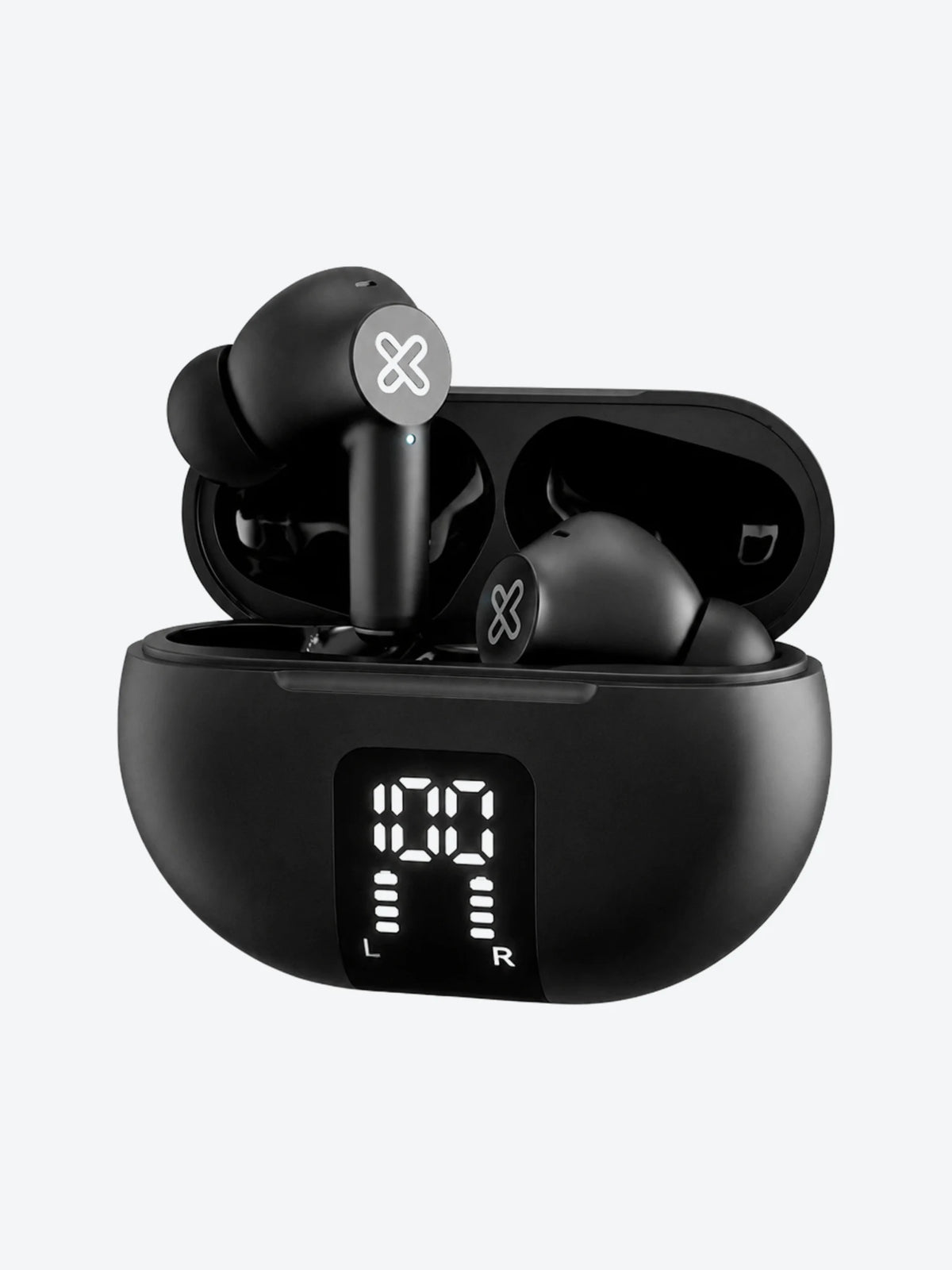 Klip Xtreme - True wireless earphones - Para Phone / Para Portable electronics / Para Tablet - Wireless - 22Hrs ANC Black-1