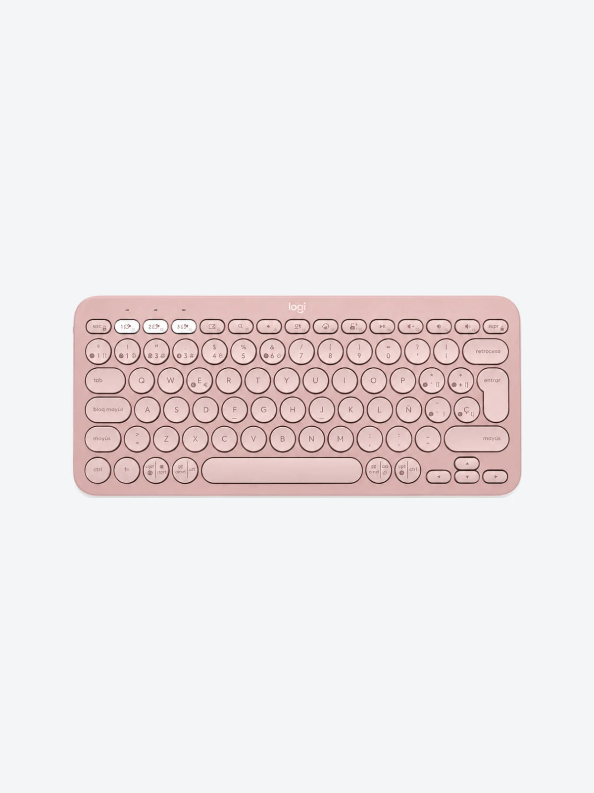 TECLADO  LOGITECH PEBBLE KEYS 2 K380S MEMBRANA INALÁMBRICO BLUETOOTH ESPAÑOL 920-011785-1