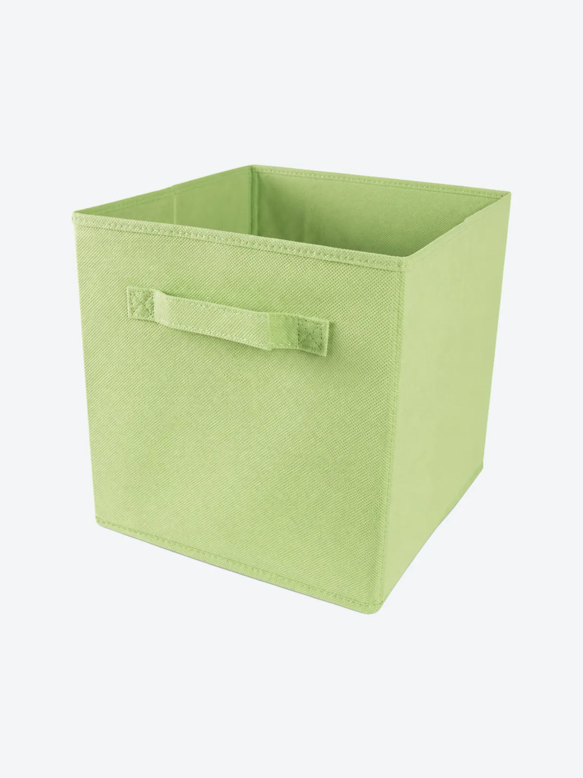 CUBO DE TELA, 28X28X28CM, VERDE-1